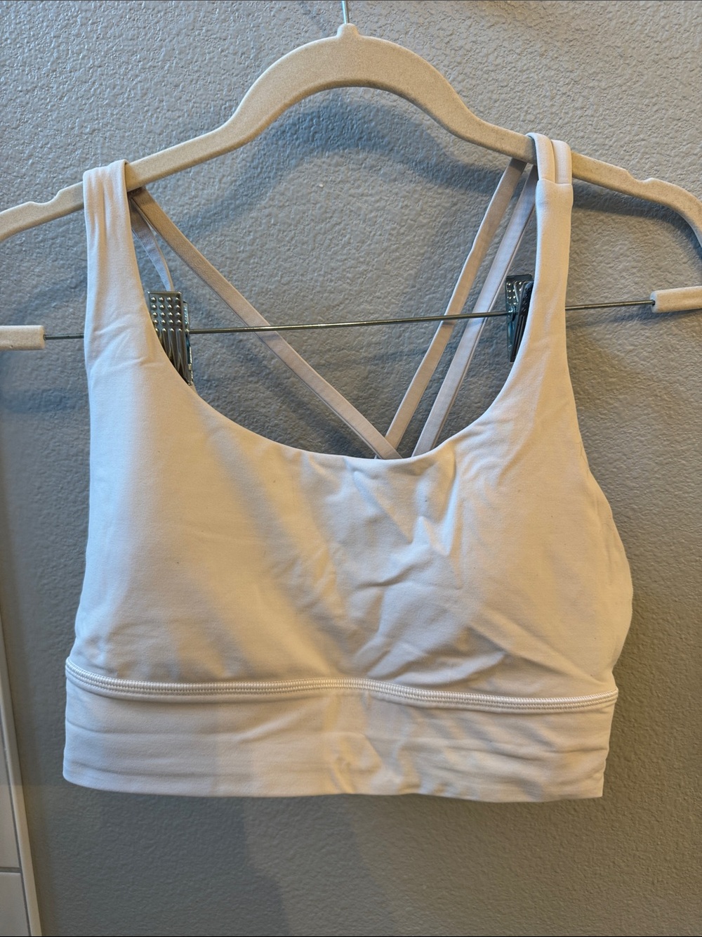 lululemon athletica Energy Sports Bra in White size 10